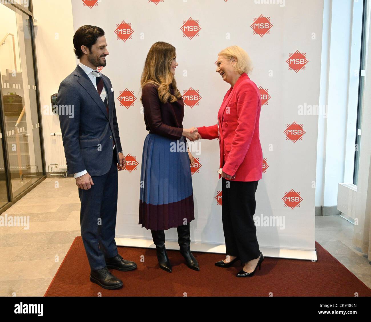 Prince Carl Philip and Princess Sofia visit The Swedish Civil ...