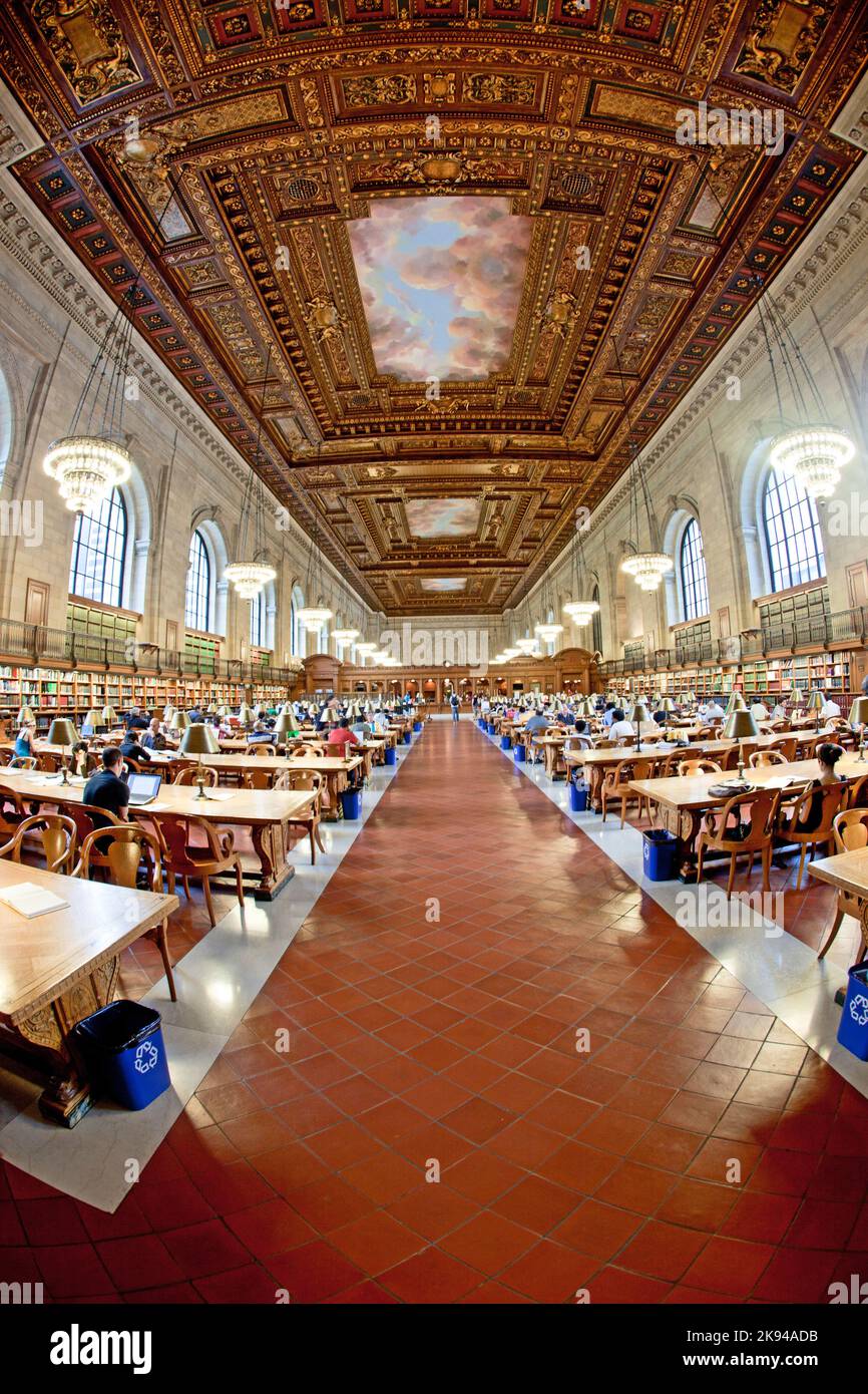 NEW YORK JULY 10 The New York Public Library (NYPL) is the largest