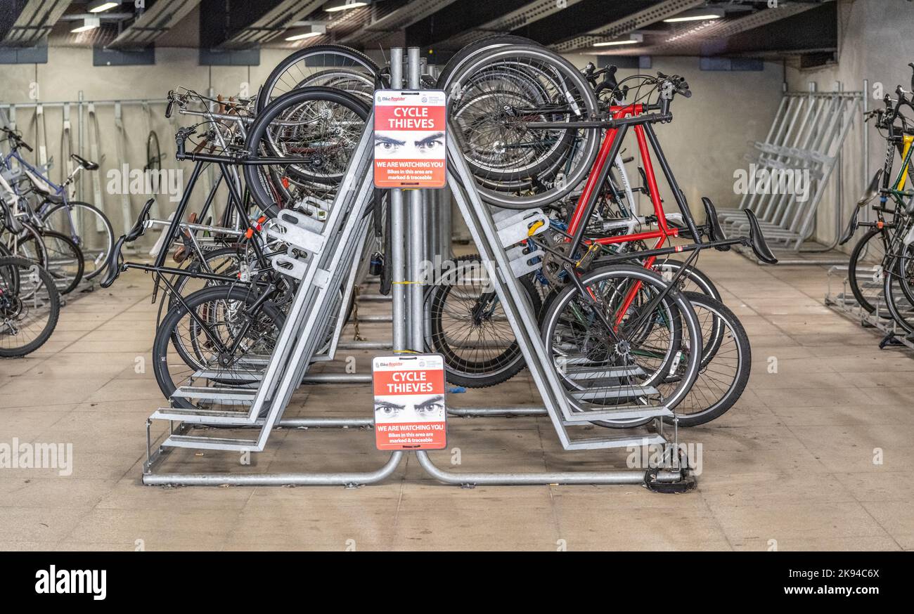 Cycle Rack Train Bike rack train uk hi-res stock photography and images - Alamy