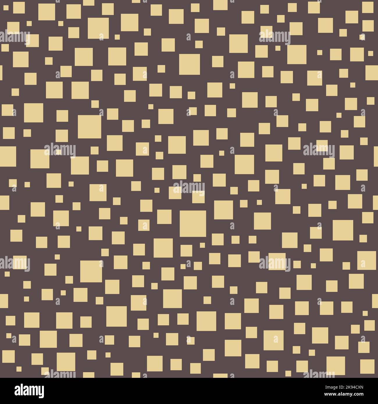Seamless background with random golden squares. Abstract ornament ...