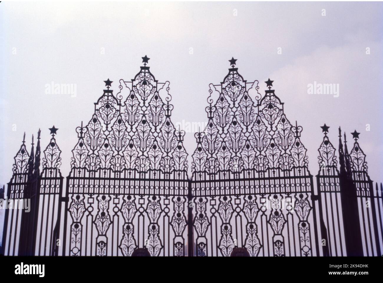 Ornamental Metal Door, Delhi Stock Photo Alamy