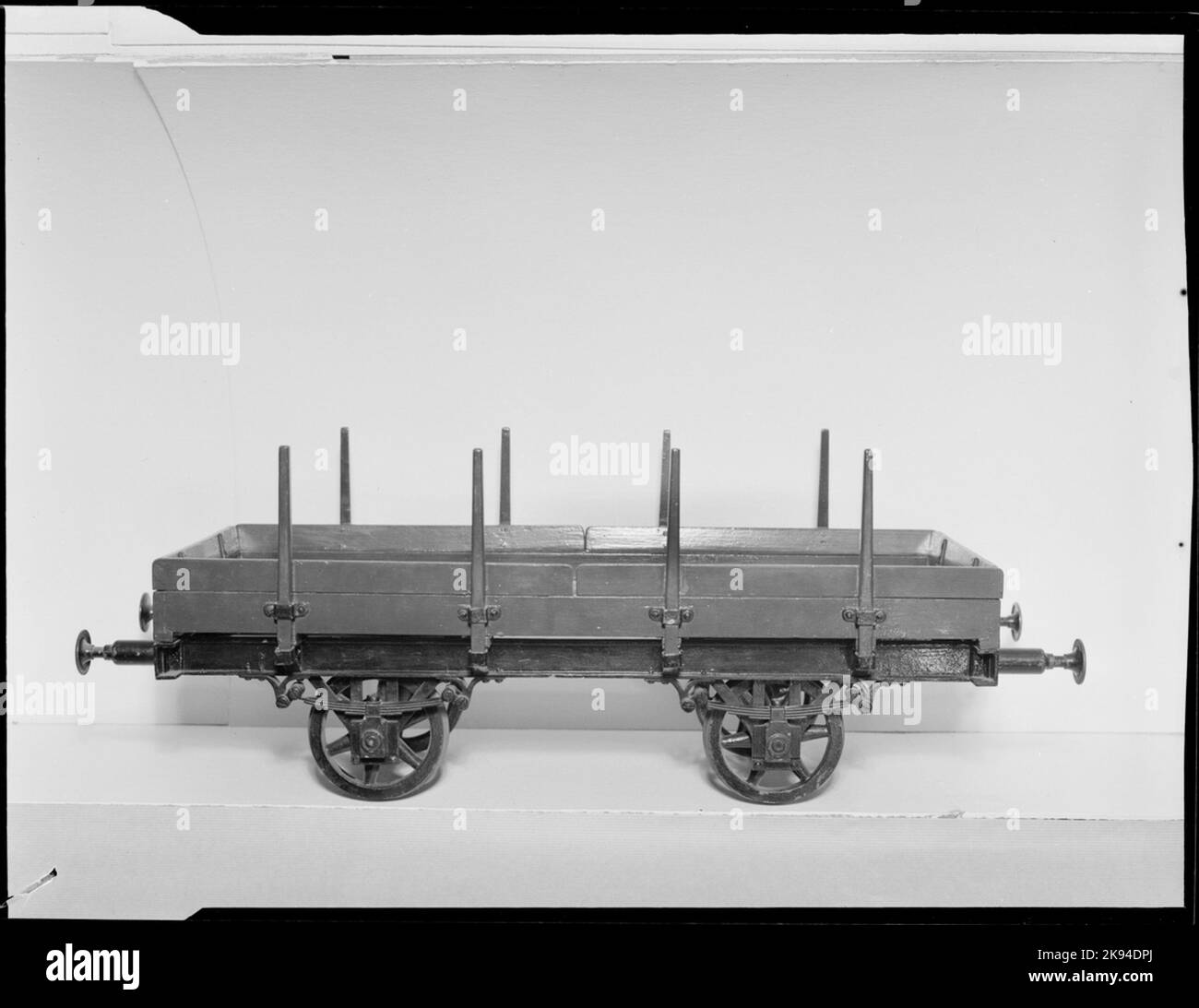 Model of freight wagon with litera N Stock Photo Alamy