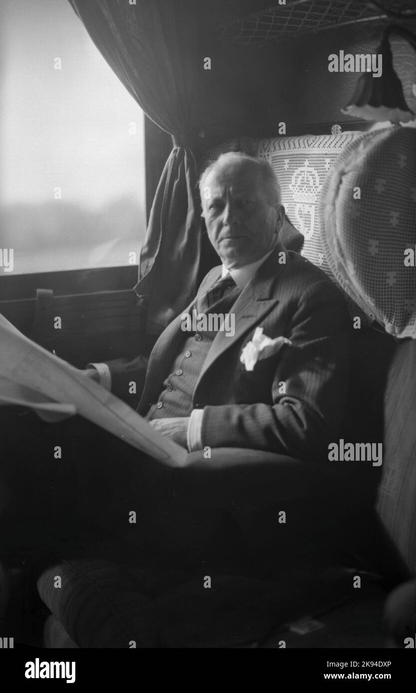 Major Werner on inspection trip; JVM Stock Photo Alamy