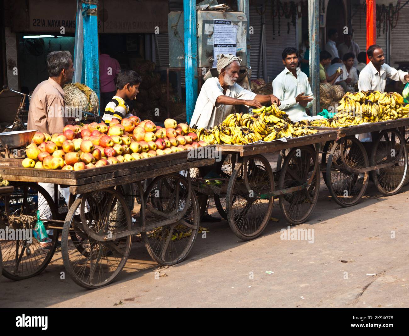 DELHI, INDIA NOV 9 Chawri Bazar is a specialized wholesale market of