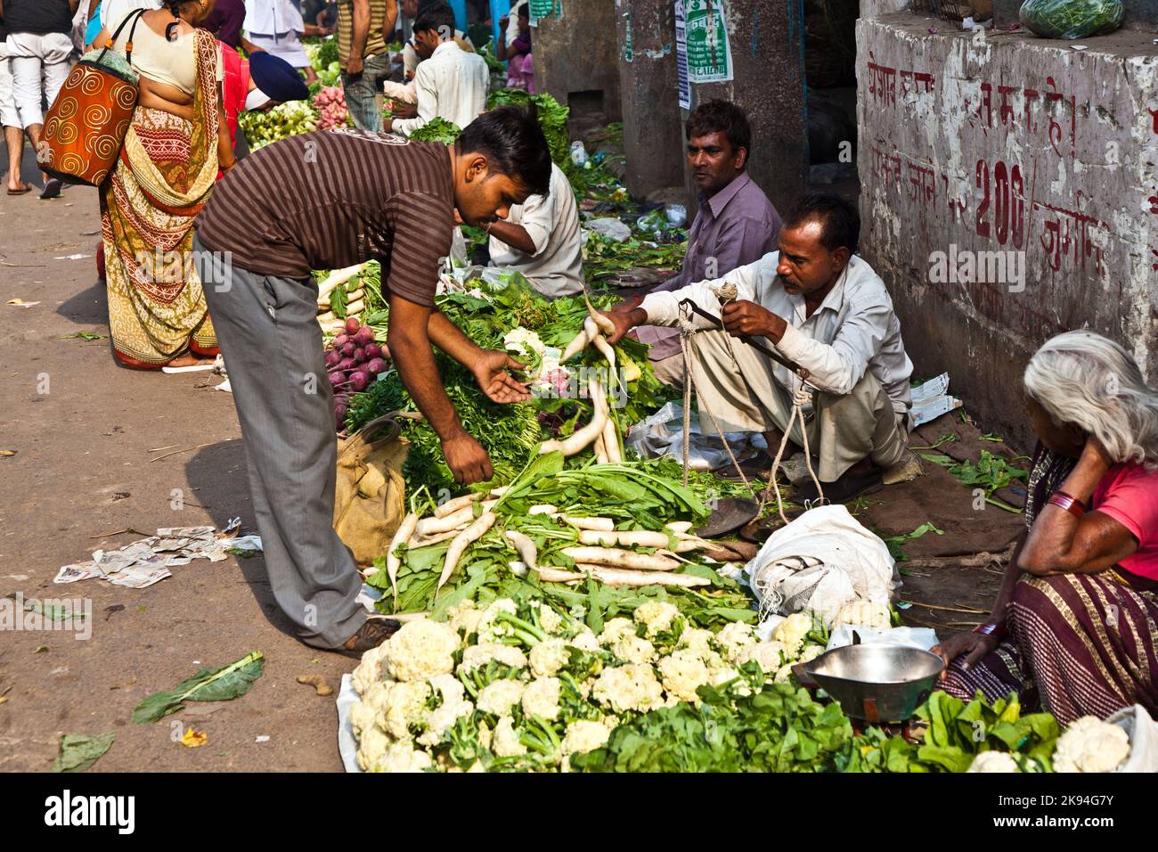 DELHI, INDIA NOV 9 Chawri Bazar is a specialized wholesale market of
