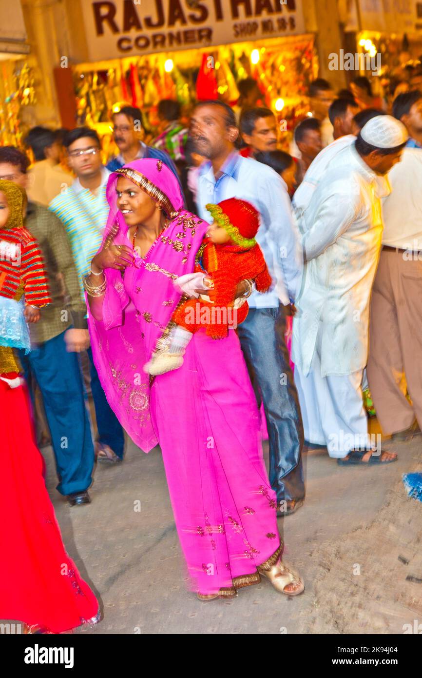 DELHI, INDIA NOV 11 people shop inside the Bazaar in the Red Fort on