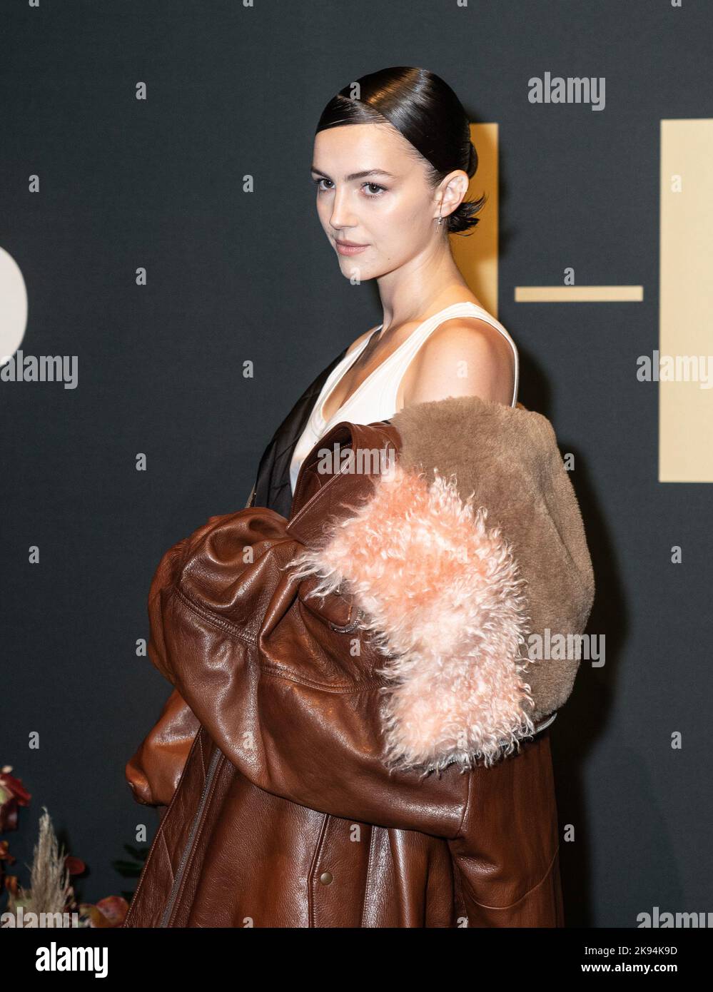 New York, United States. 25th Oct, 2022. Ella Hunt attends 2022 WWD Honors Awards ceremony at Casa Cipriani (Photo by Lev Radin/Pacific Press) Credit: Pacific Press Media Production Corp./Alamy Live News Stock Photo