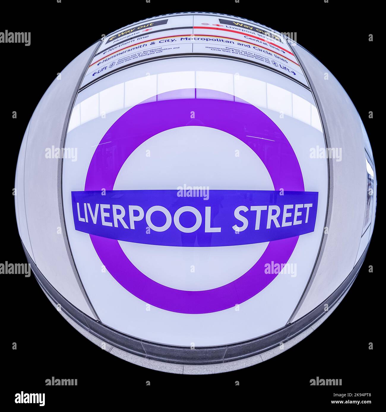 Liverpool Street Station - Elizabeth Line Station Stock Photo - Alamy
