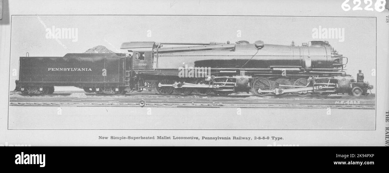 (Pennsylvania Railroad) PRR HC1s 3700 Stock Photo - Alamy