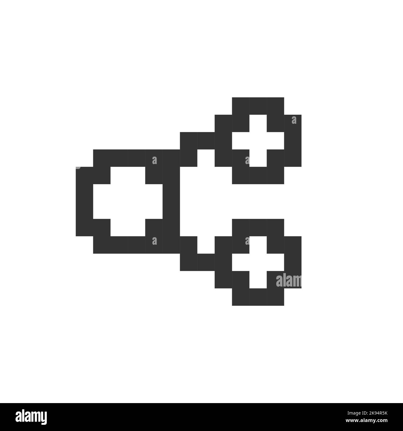 Share pixelated ui icon Stock Vector Image & Art - Alamy