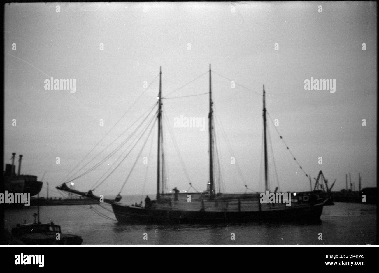 Sailing vessels loaded with timber Stock Photo - Alamy