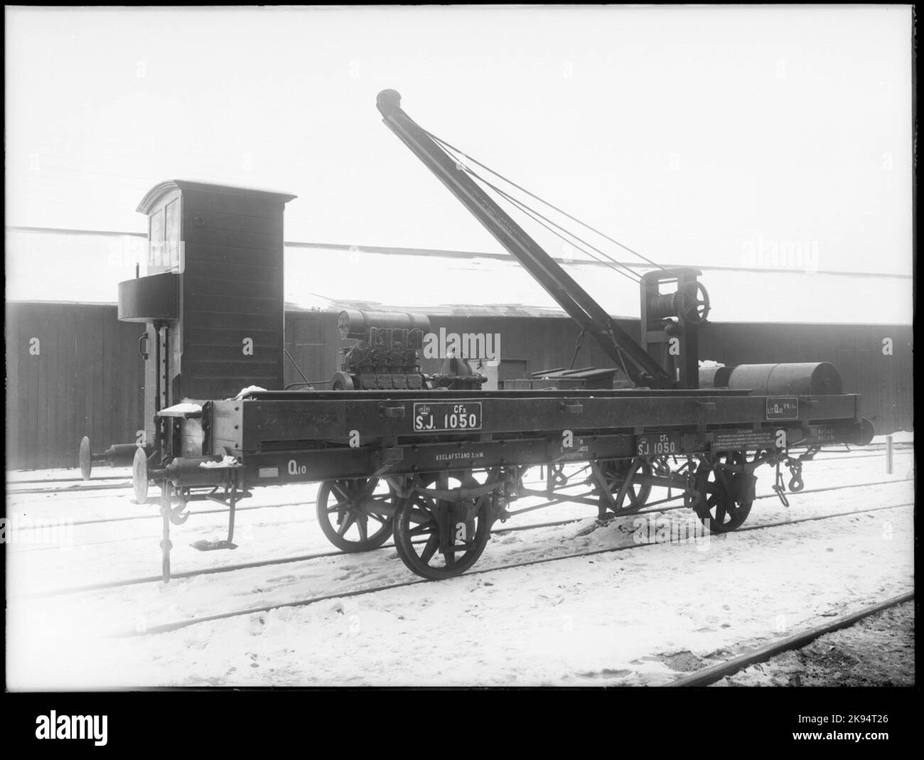 Crane carriage belonging to the building center store at the State ...