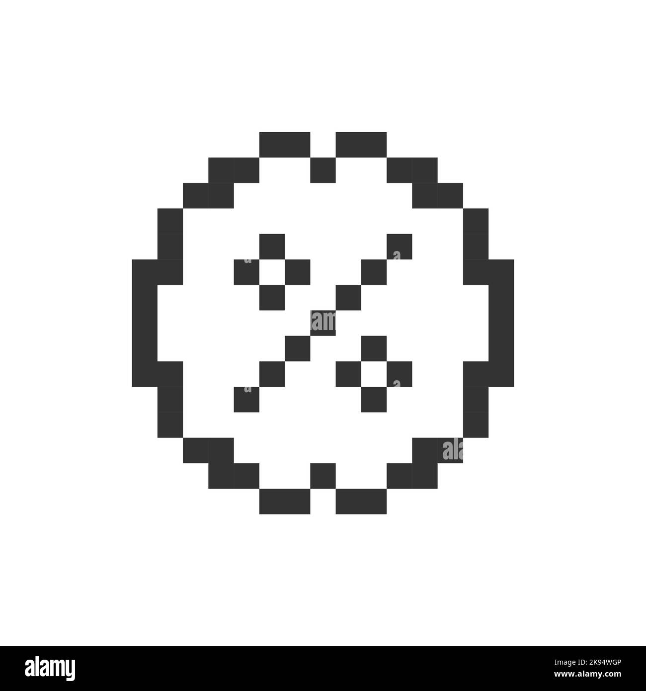 Sale pixelated ui icon Stock Vector Image & Art - Alamy