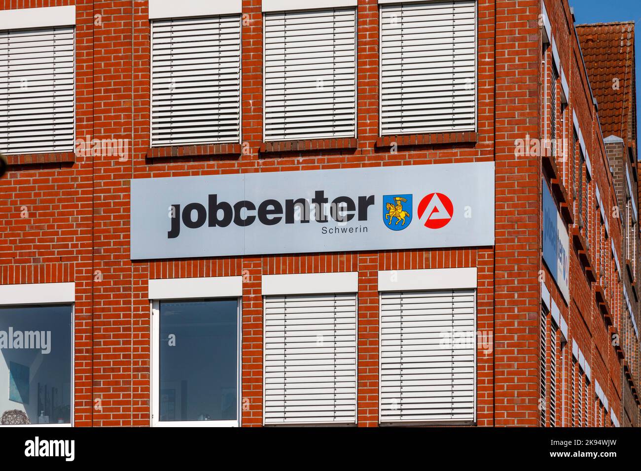 Job center of the employment agency in Schwerin Stock Photo