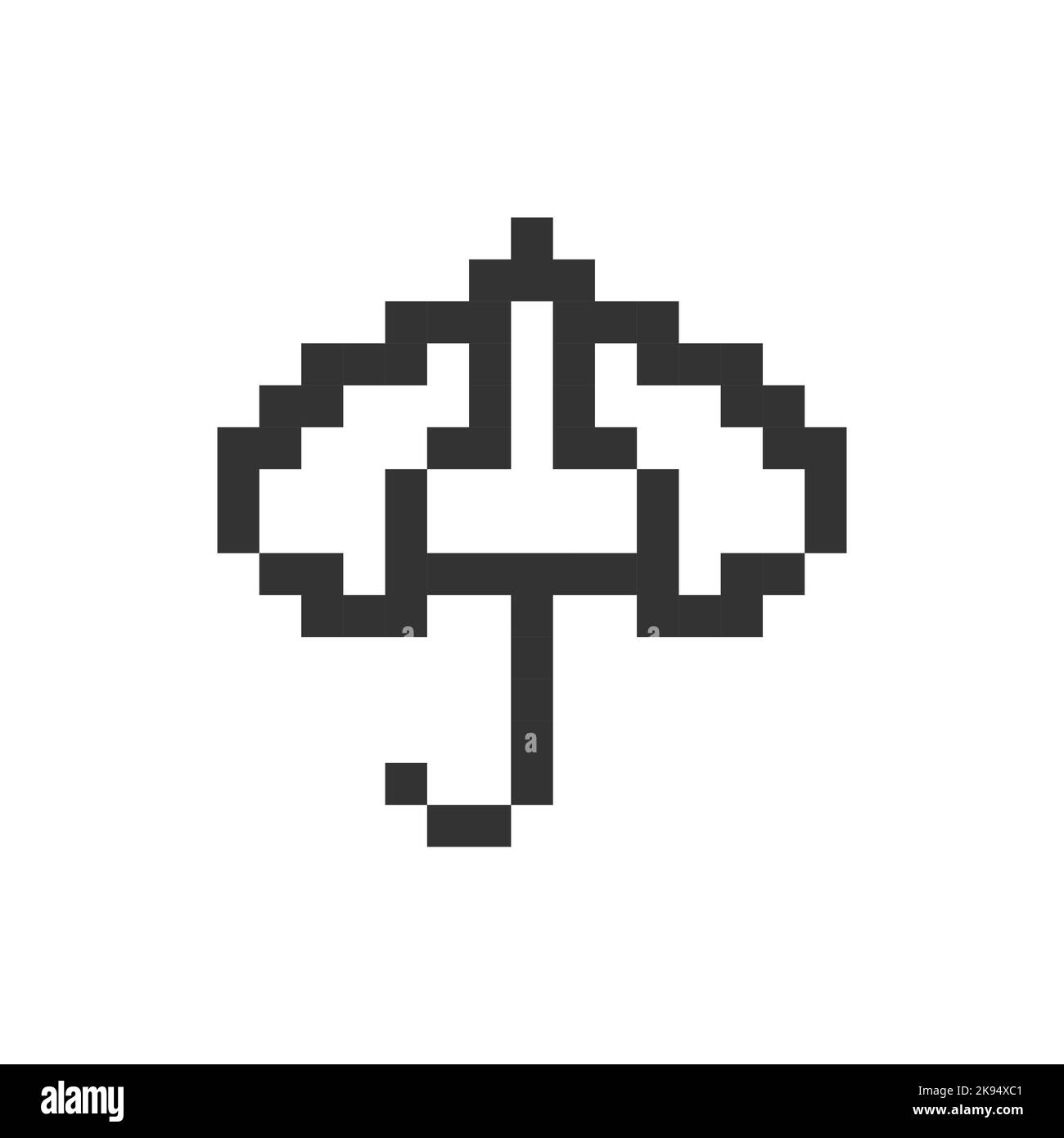 Umbrella pixelated ui icon Stock Vector Image & Art - Alamy