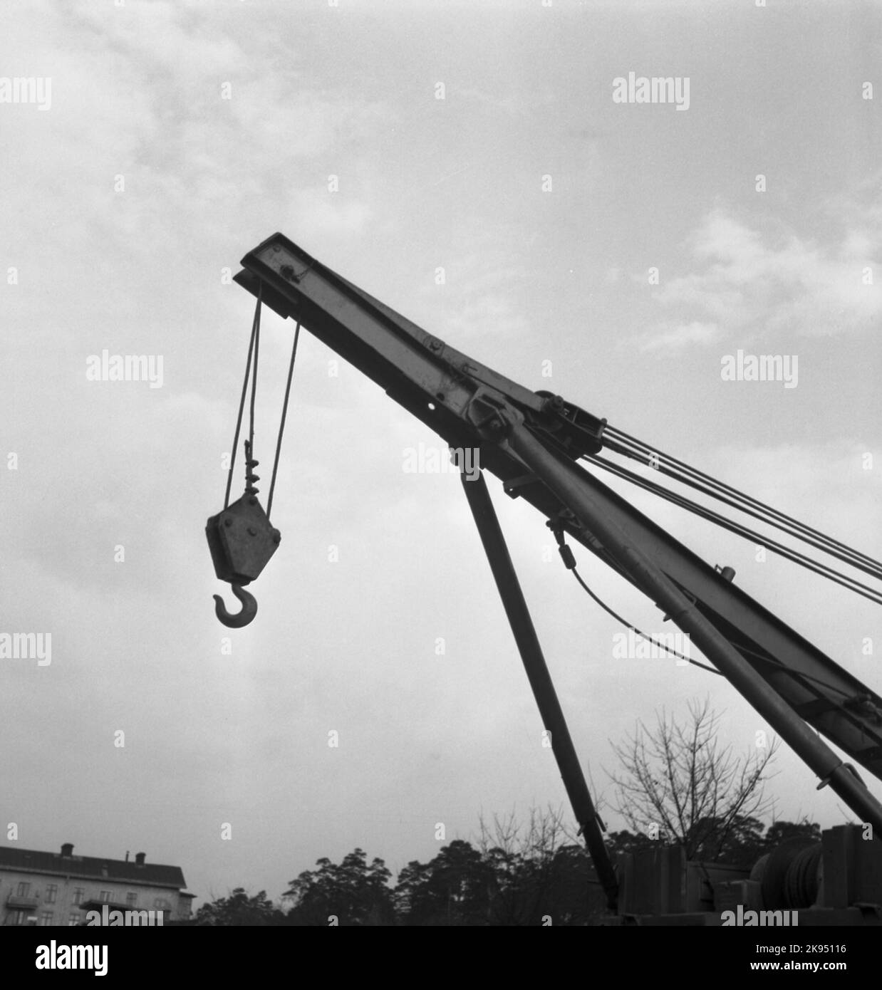 State Railways, SJ Tow Truck. Big Crane Stock Photo - Alamy