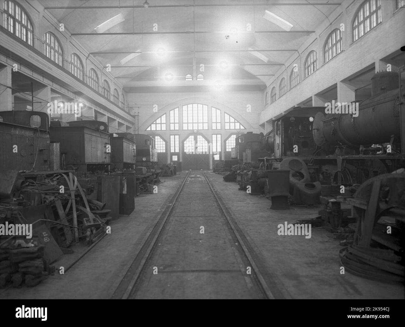 The machine hall Stock Photo - Alamy