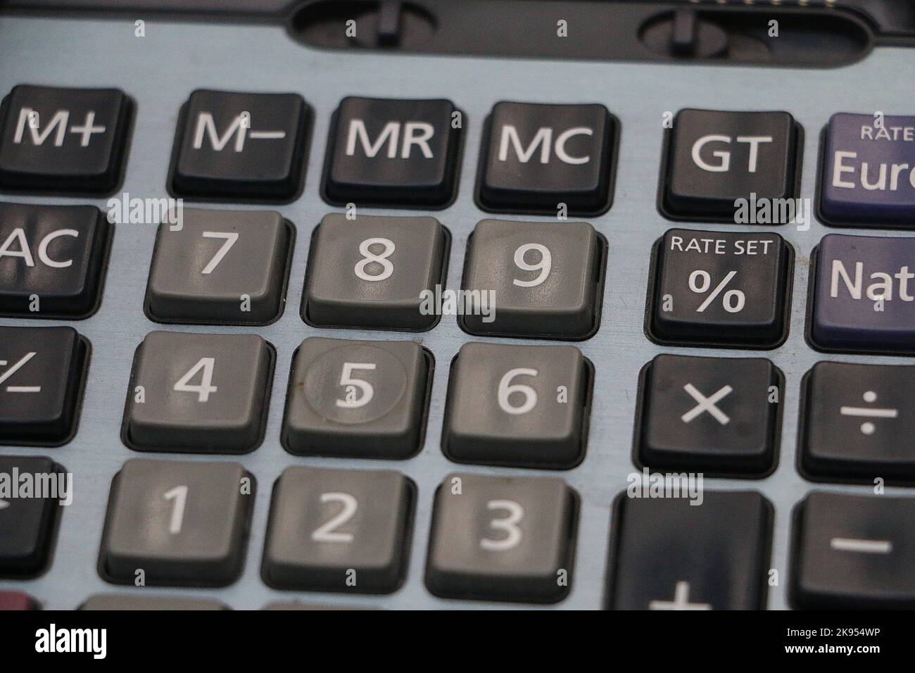 Key Calc Keyboard calculator hi-res stock photography and images - Alamy