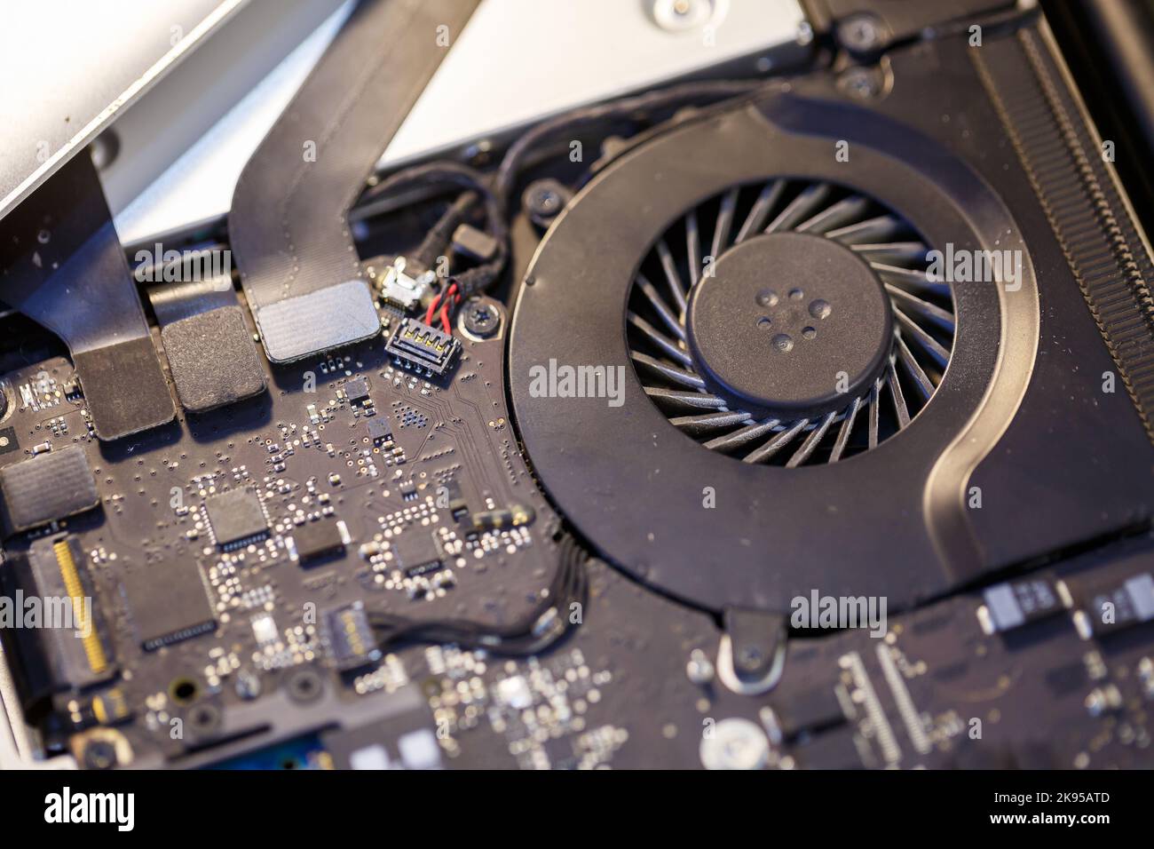 Illustration of Laptop Cooling System Repair