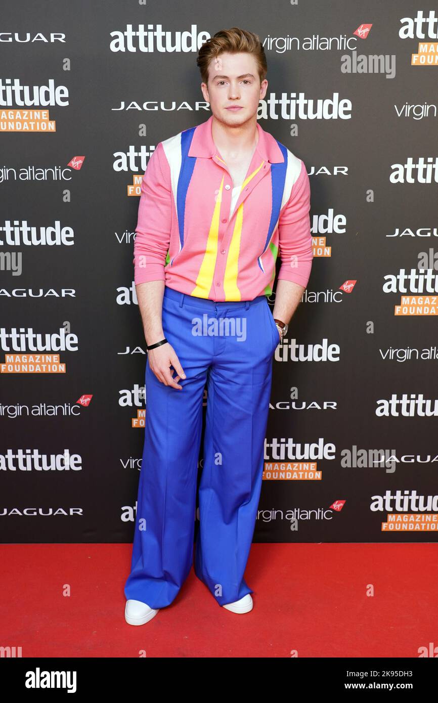 EDITORIAL USE ONLY Kit Connor attends the Virgin Atlantic Attitude