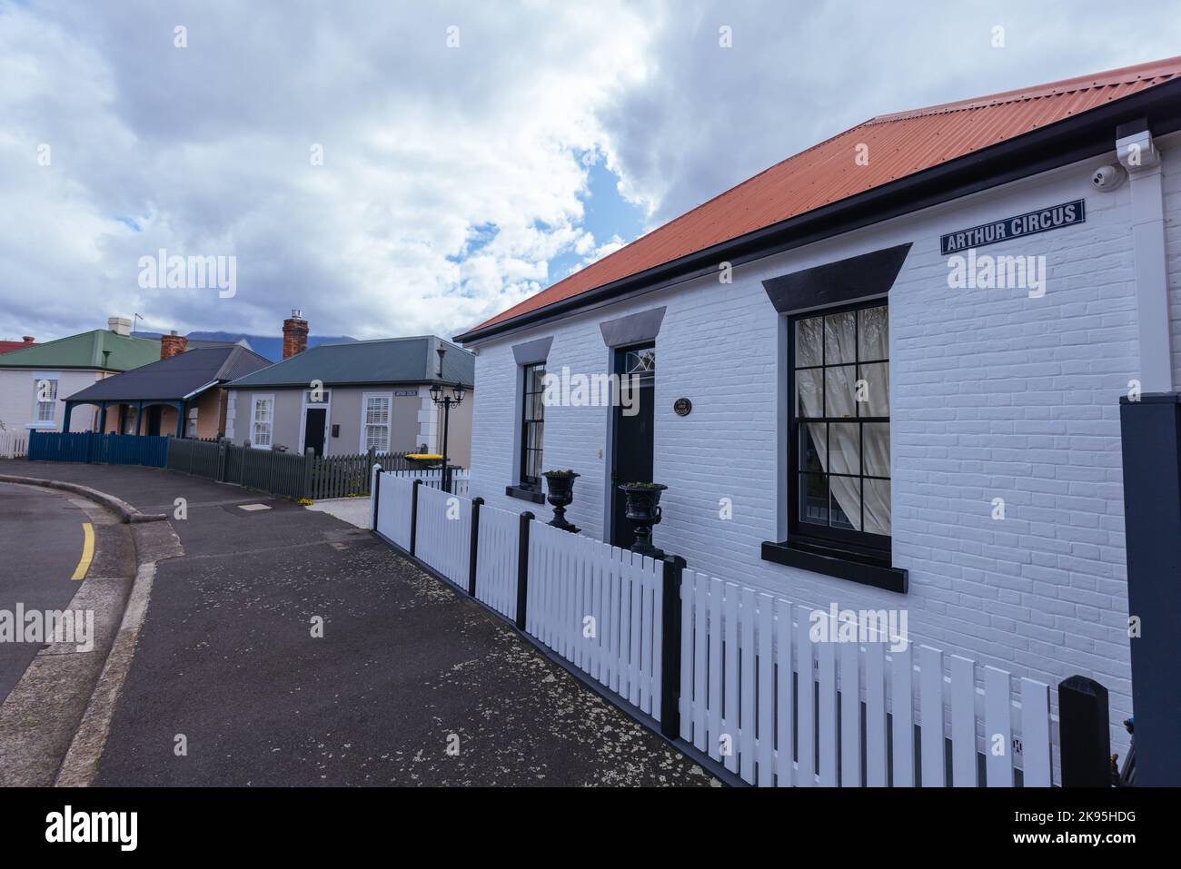 HOBART, AUSTRALIA SEPTEMBER 13, 2022 Buildings around the iconic