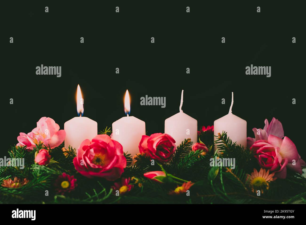 Candle flower burning hires stock photography and images Alamy