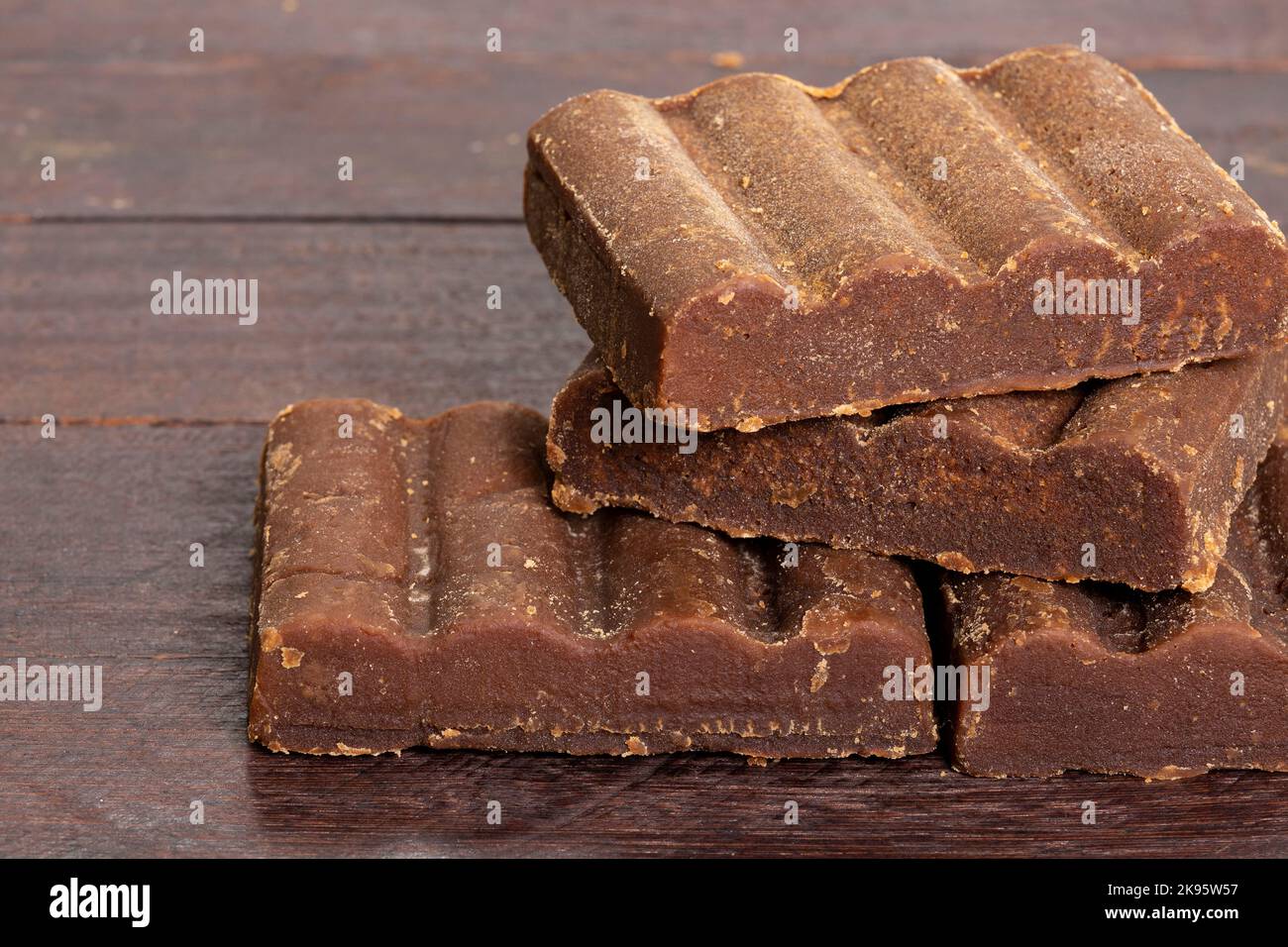 Panela Hard Molasses From Sugar Cane In Chips; Saccharum officinarum