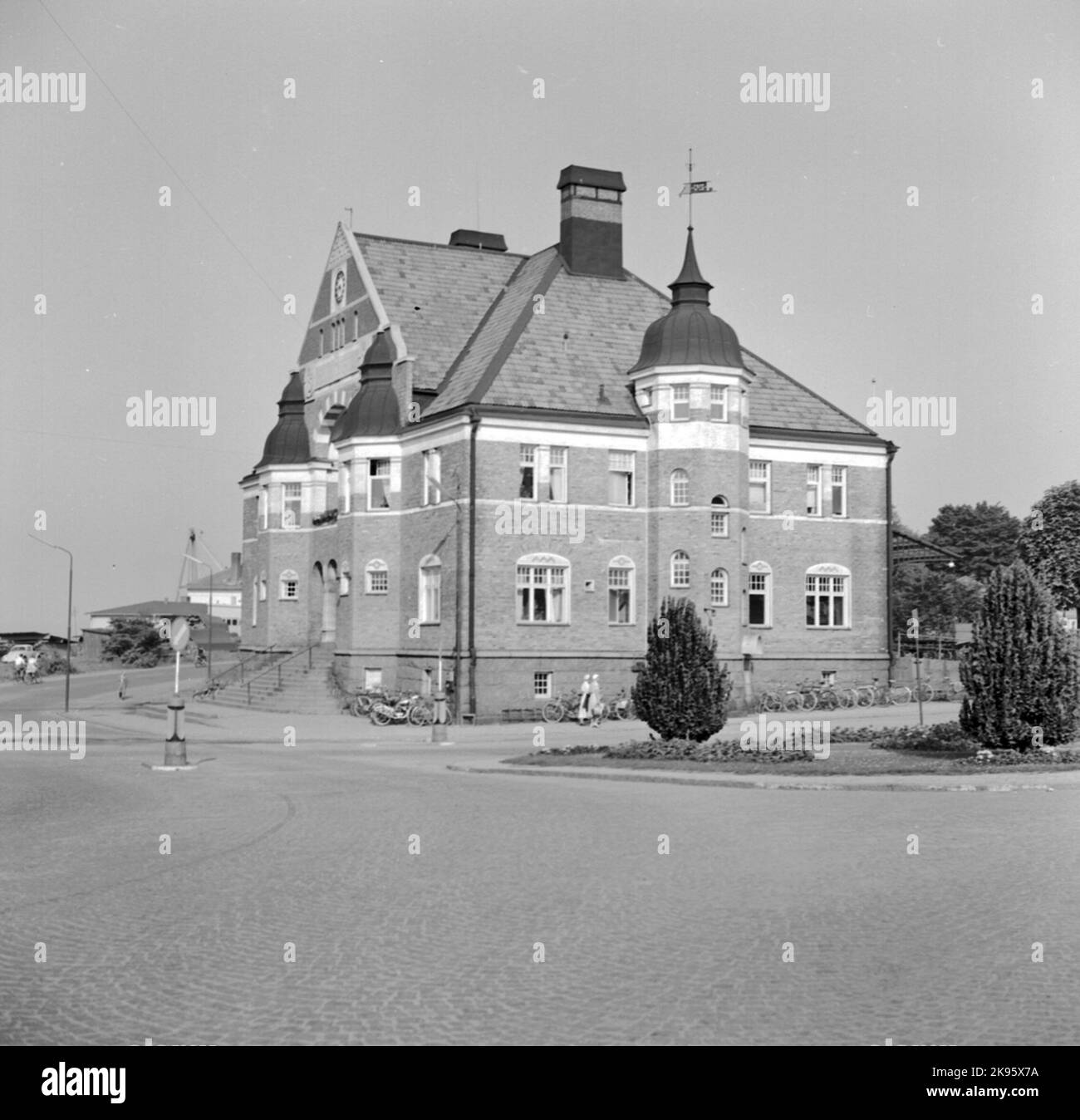 Oskarshamn station Stock Photo