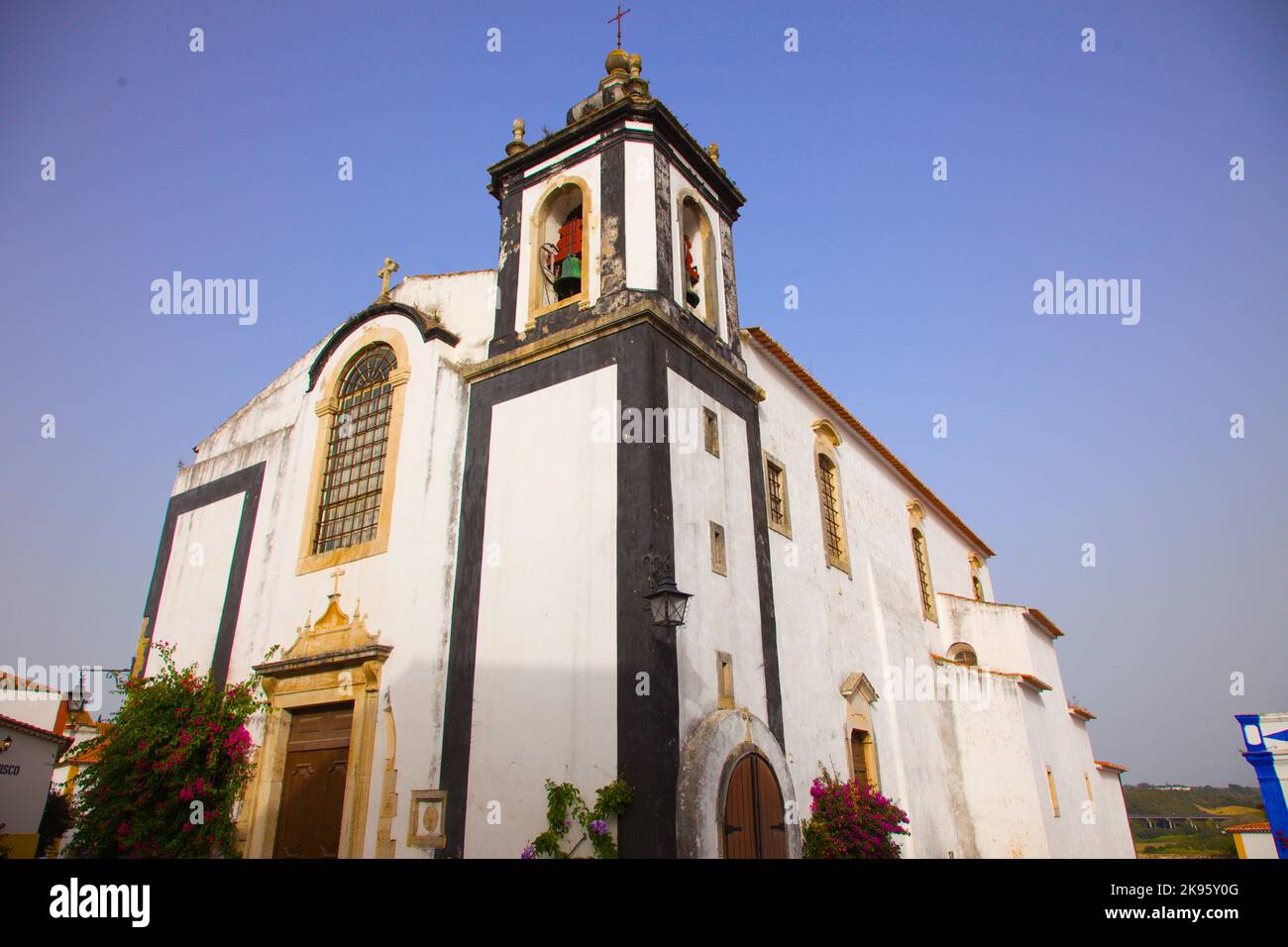 Portugal, Obidos, historic small town,   church, Stock Photo