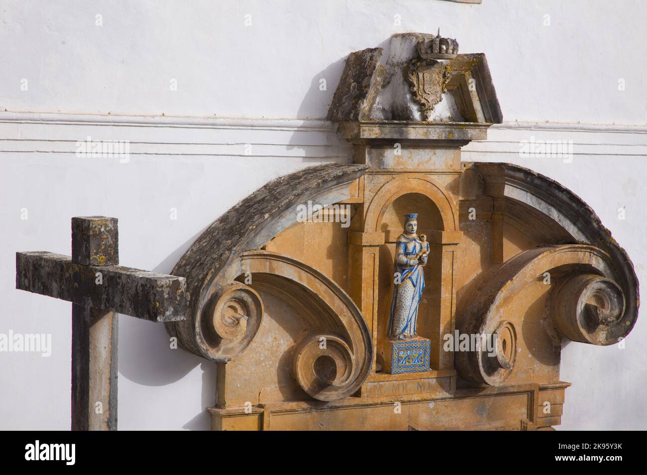 Portugal, Obidos, historic small town,  Misericordia  church, Stock Photo