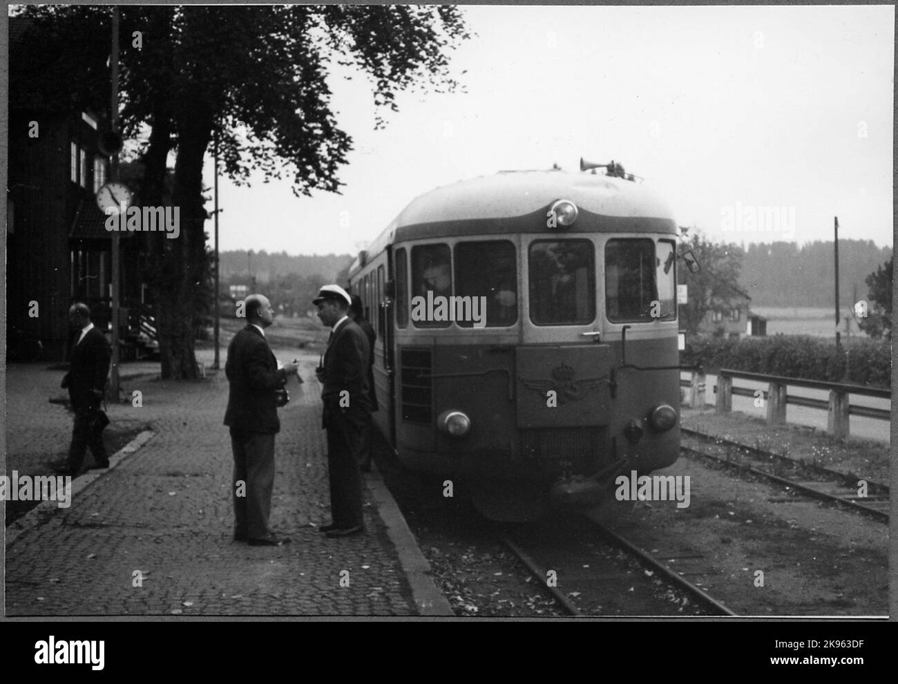 The State Railways, SJ YB05P 794. Last narrow track train from Norsholm ...