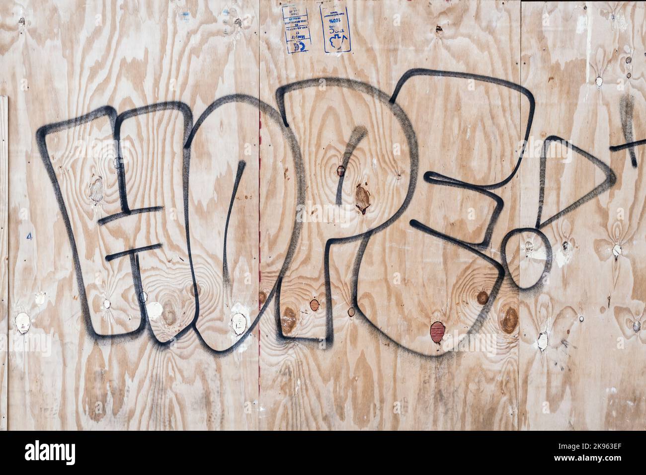 Graffiti hope hi-res stock photography and images - Alamy