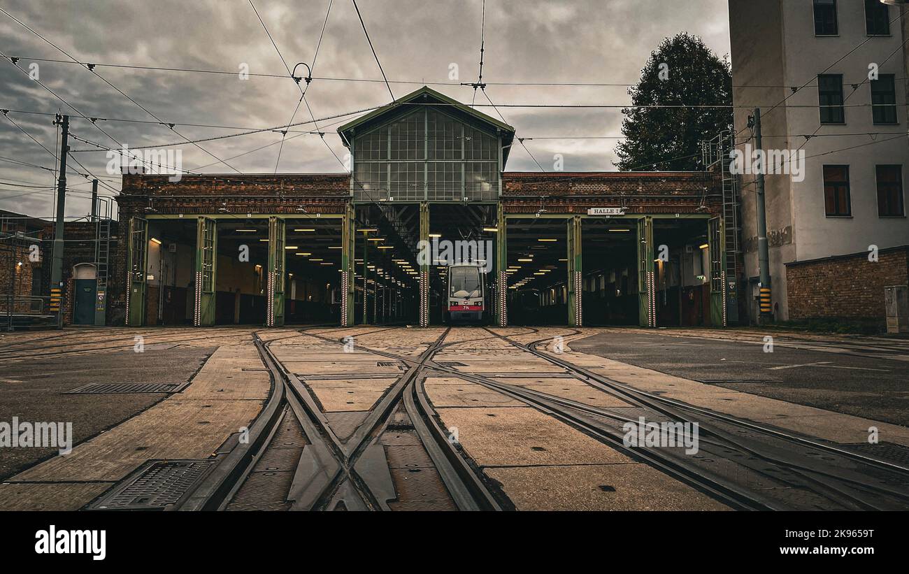 Vienna/ Wien Bahnhof Stock Photo Alamy