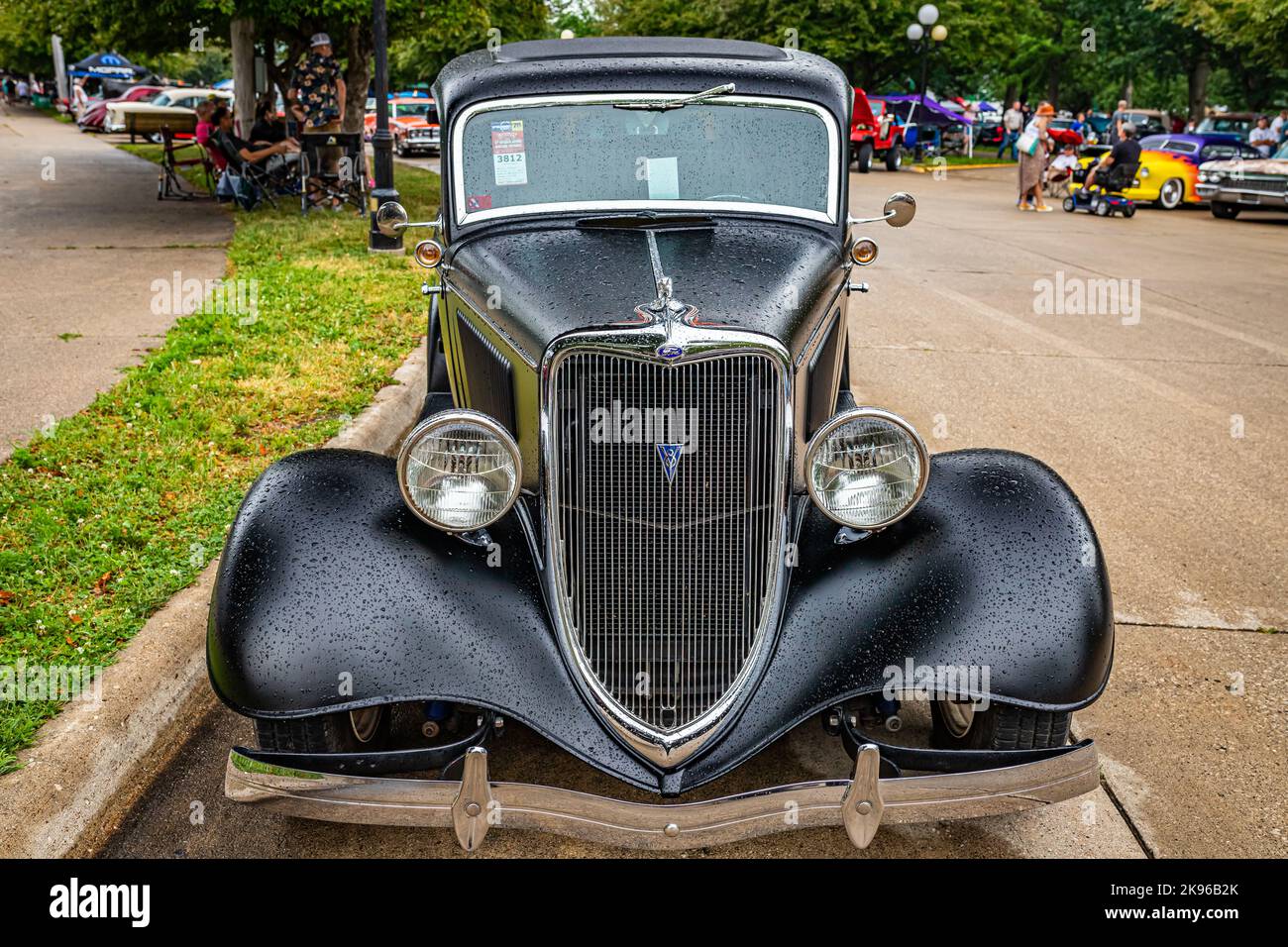 Des Moines, IA July 01, 2022 High perspective front view of a 1934