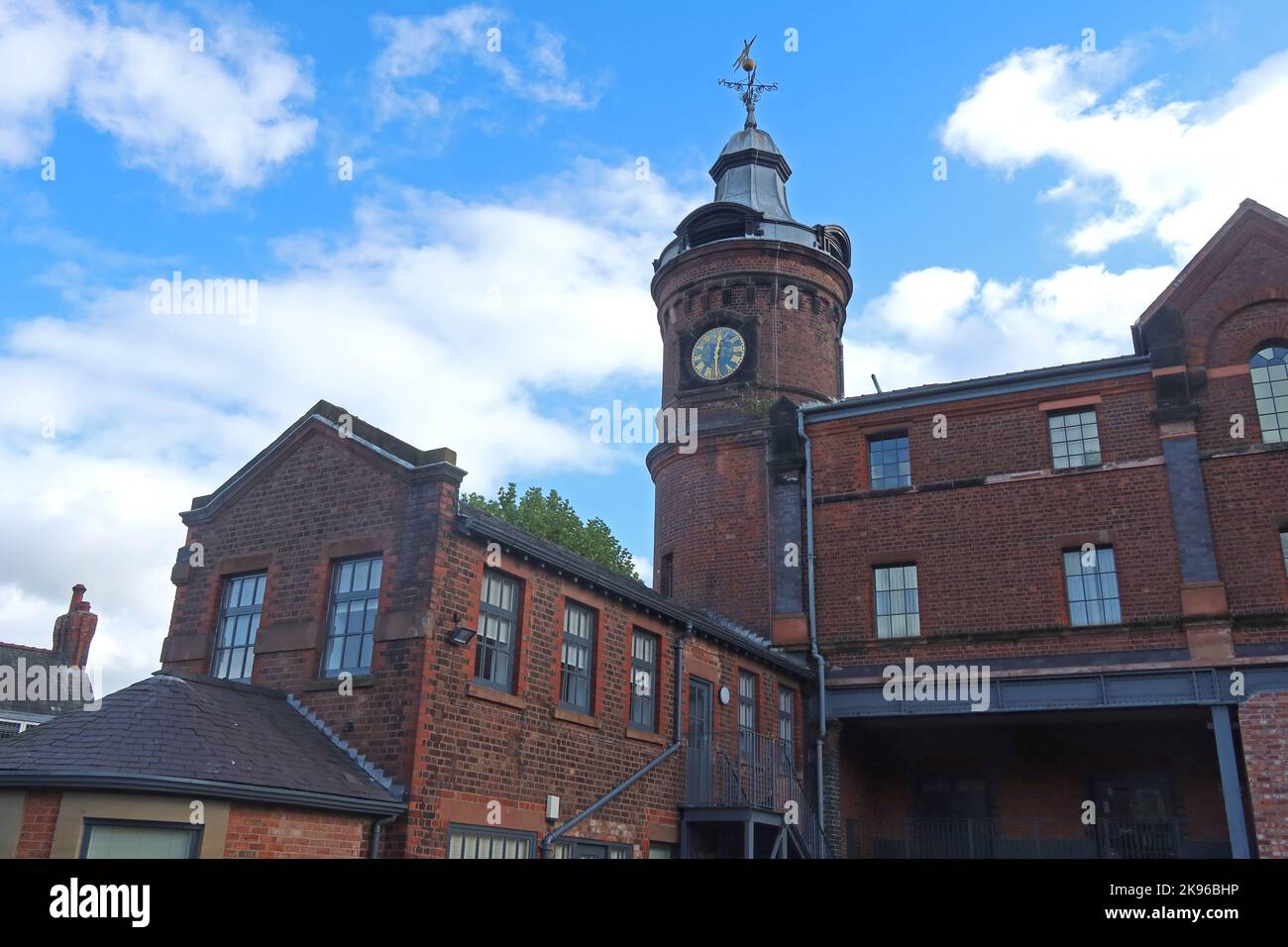Old Greenall Brewery, Wilderspool, Warrington, Cheshire, England, UK Stock Photo