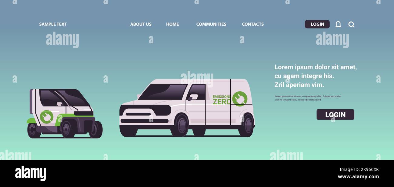 electric cargo van suv and little city car electrified transportation e ...