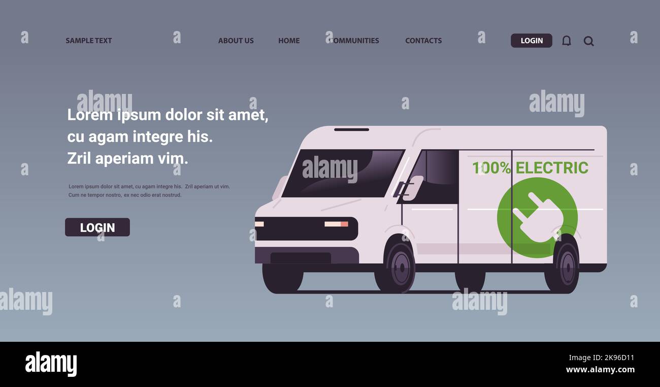 electric cargo delivery van car electrified transportation emotion EV