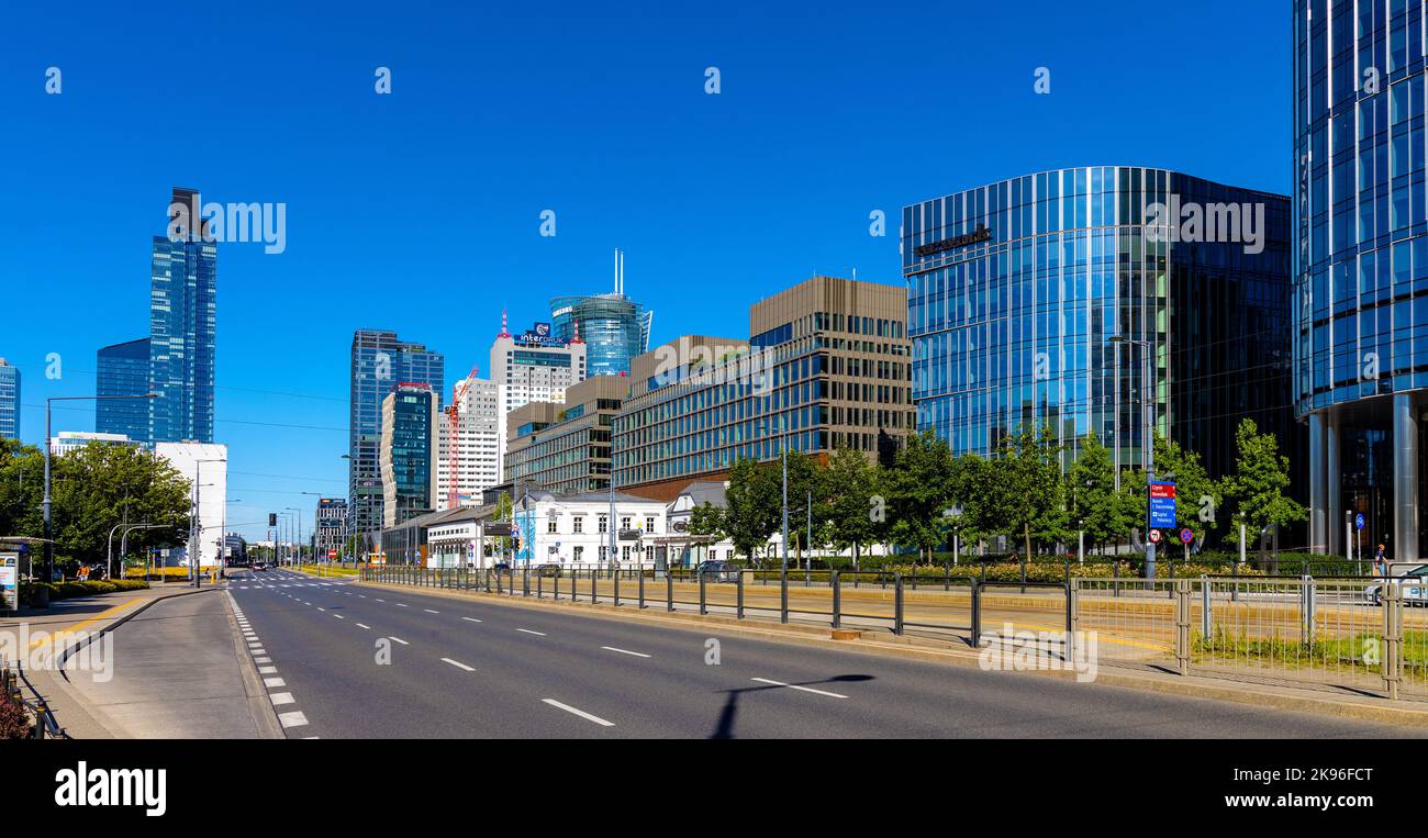 Warsaw, Poland July 3, 2022 Fabryka Norblina office and retail