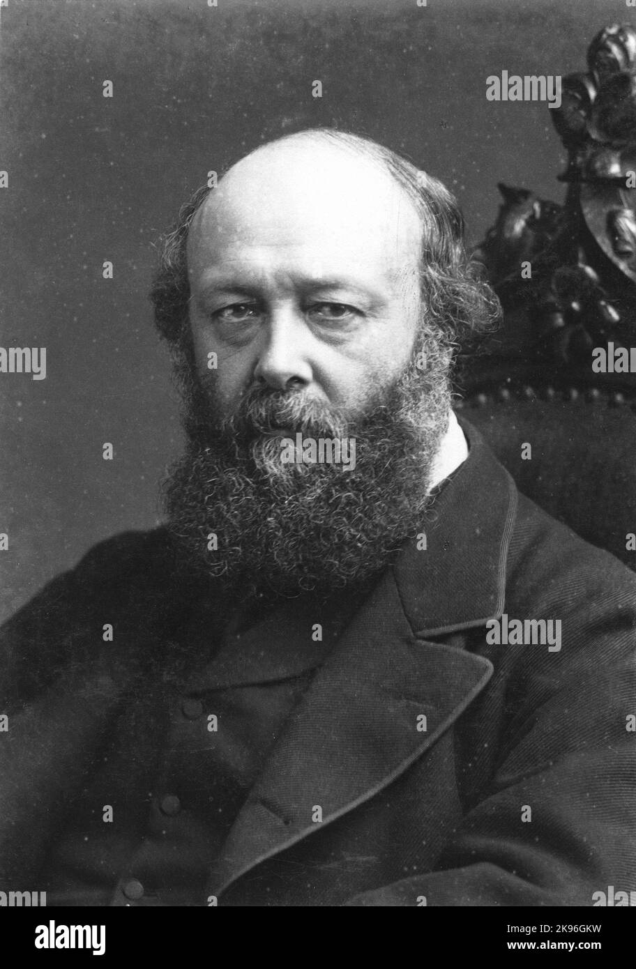 Robert Arthur Talbot Gascoyne-Cecil, 3rd Marquess of Salisbury (1830 – 1903)  British statesman and Conservative politician who served as Prime Minister of the United Kingdom three times Stock Photo