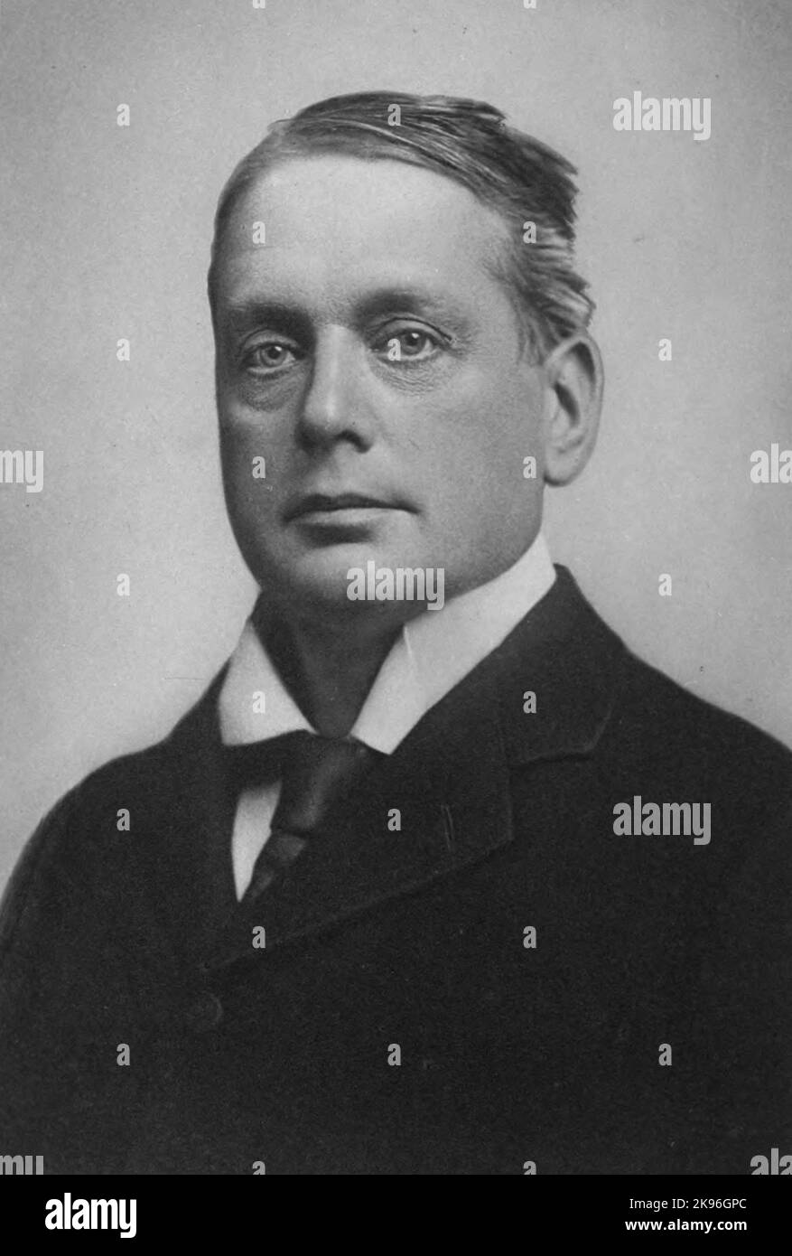 Archibald Philip Primrose, 5th Earl of Rosebery, 1st Earl of Midlothian, (1847 – 1929) British Liberal Party politician who served as Prime Minister of the United Kingdom from March 1894 to June 1895. Stock Photo