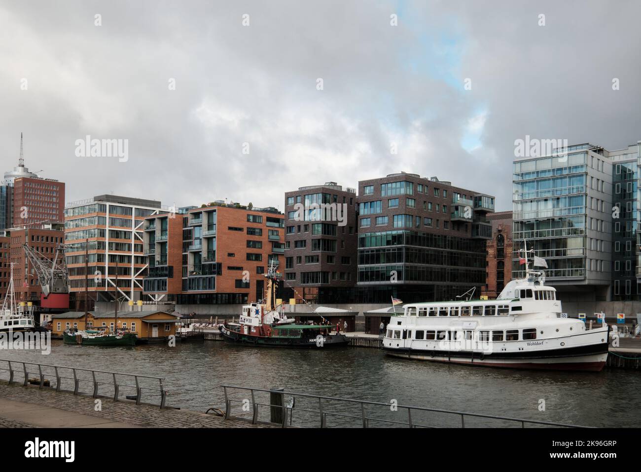 Hamburg, Germany Sept 2022 Modern residential buildings architecture