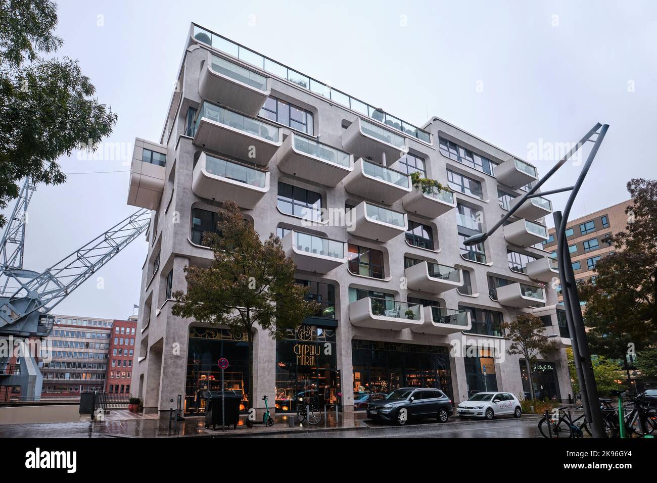 Hamburg, Germany - Sept 2022: Modern residential buildings architecture ...
