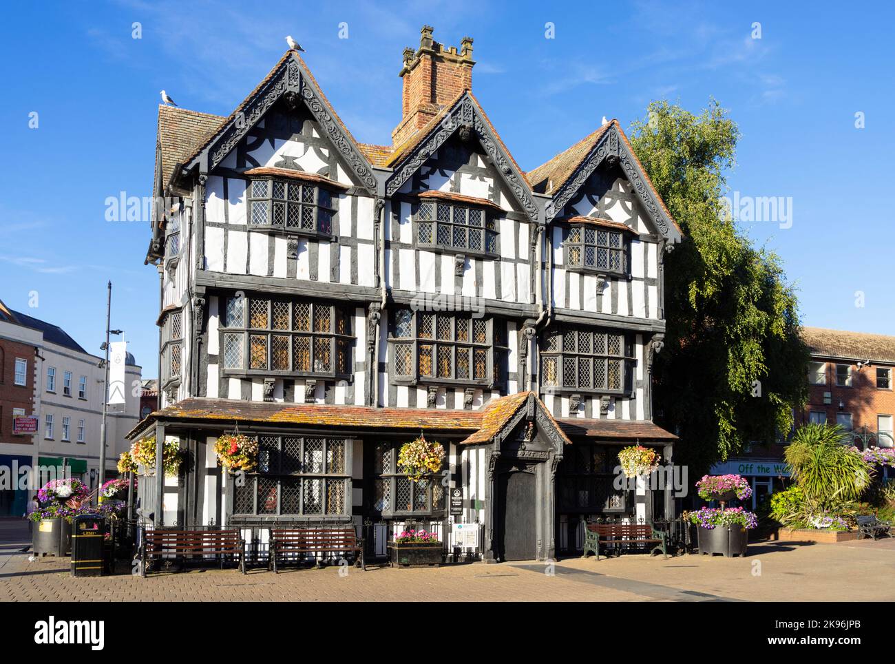 Hereford 17th Century The Old House or Black and White House Museum St Peter's st High Town Hereford Herefordshire England UK GB Europe Stock Photo