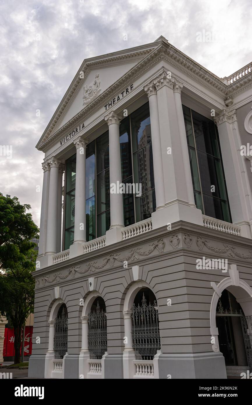 The Victoria Theatre and Concert Hall, Singapore Stock Photo