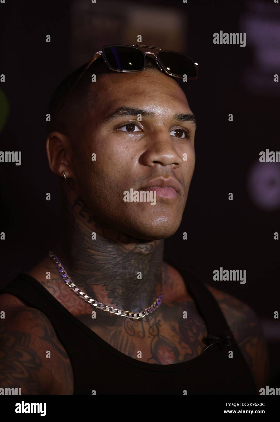 File photo dated 12-08-2022 of Conor Benn, who has relinquished his licence and misconduct allegations against him have been upheld, the British Boxing Board of Control has announced. Issue date: Wednesday October 26, 2022. Stock Photo