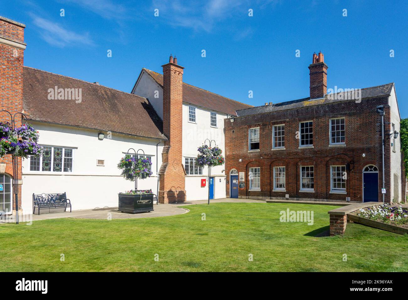 Town and District Council Offices, Bridge Street, Abingdon-on-Thames, Oxfordshire, England, United Kingdom Stock Photo