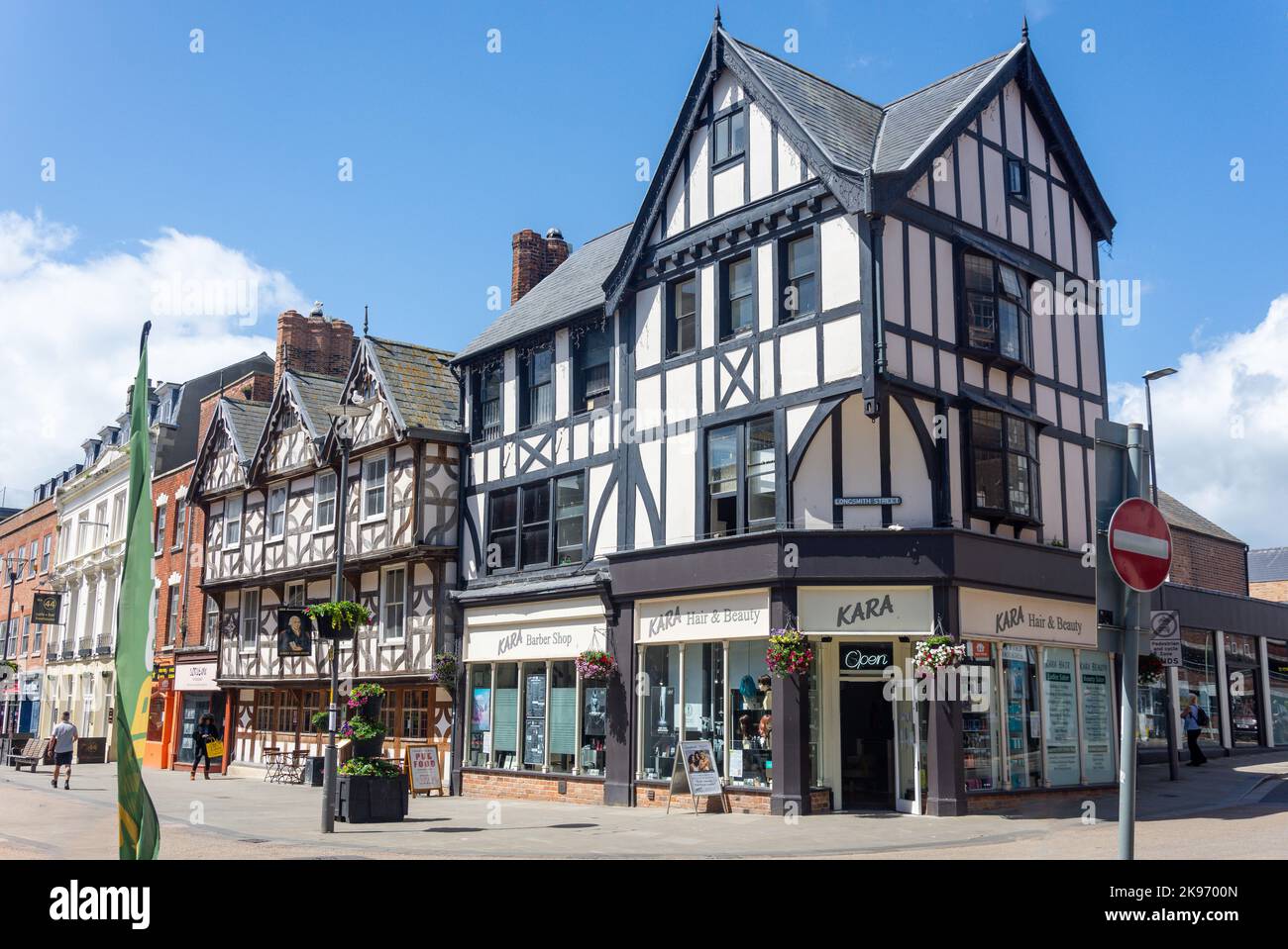 Period buildings, Southgate Street, Gloucester, Gloucestershire, England, United Kingdom Stock Photo
