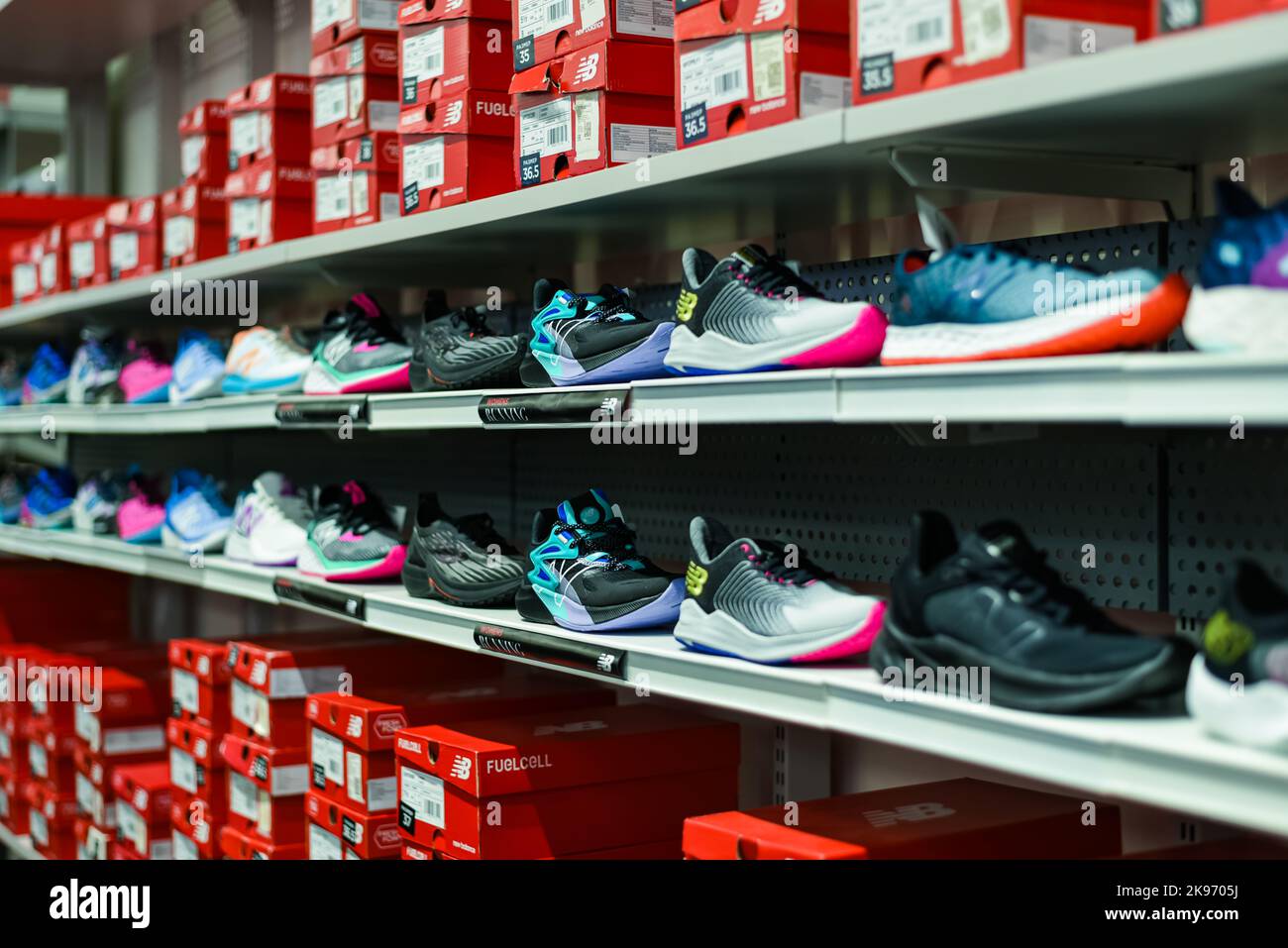 Sport shoes shop outlet hi-res stock photography and images - Page 2 - Alamy