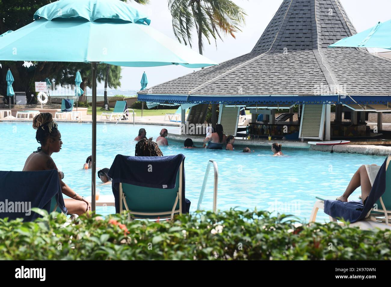 Pool bar accra beach hotel barbados hires stock photography and images