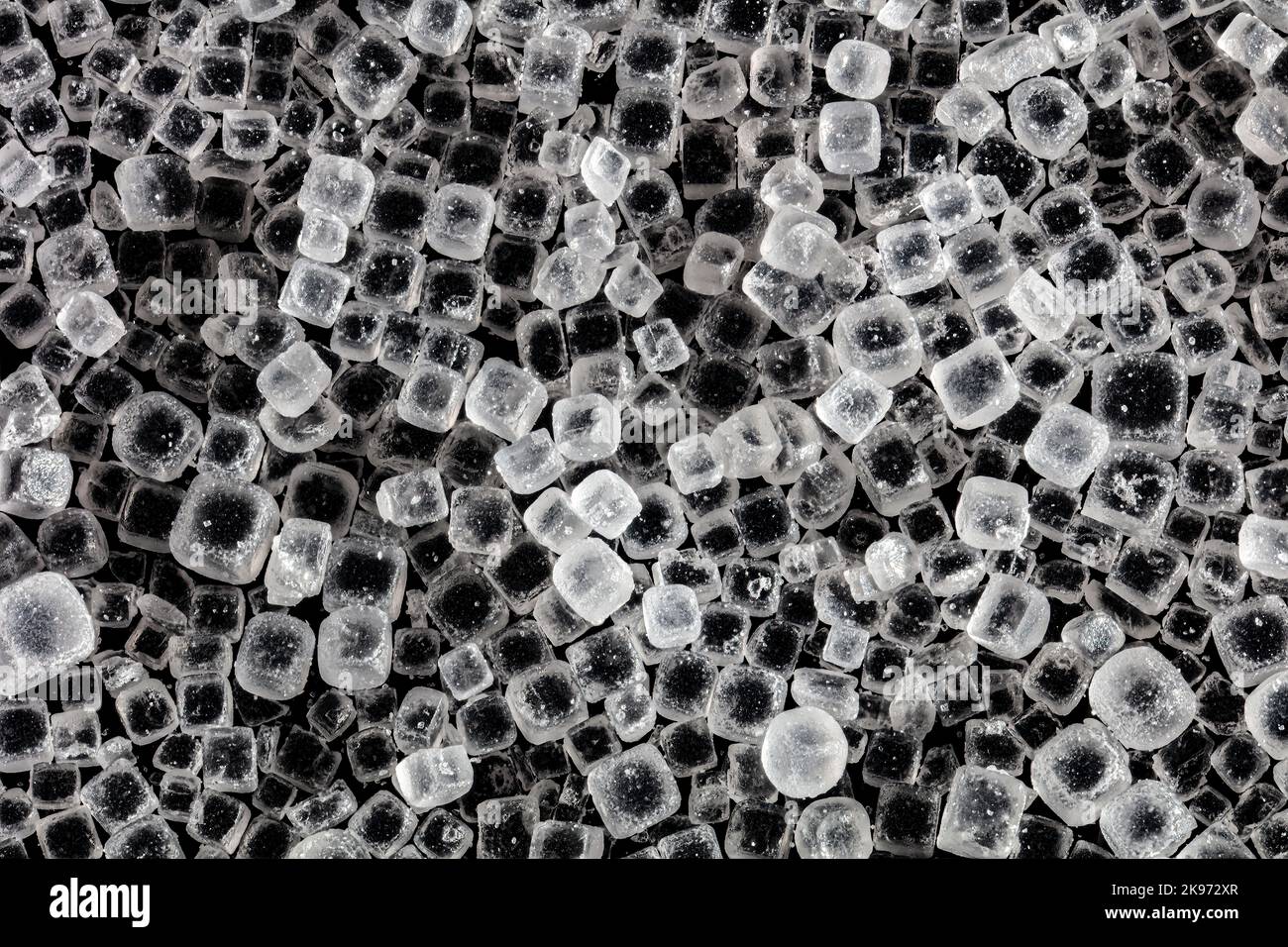 Table Salt Crystals, Sodium Chloride Stock Photo